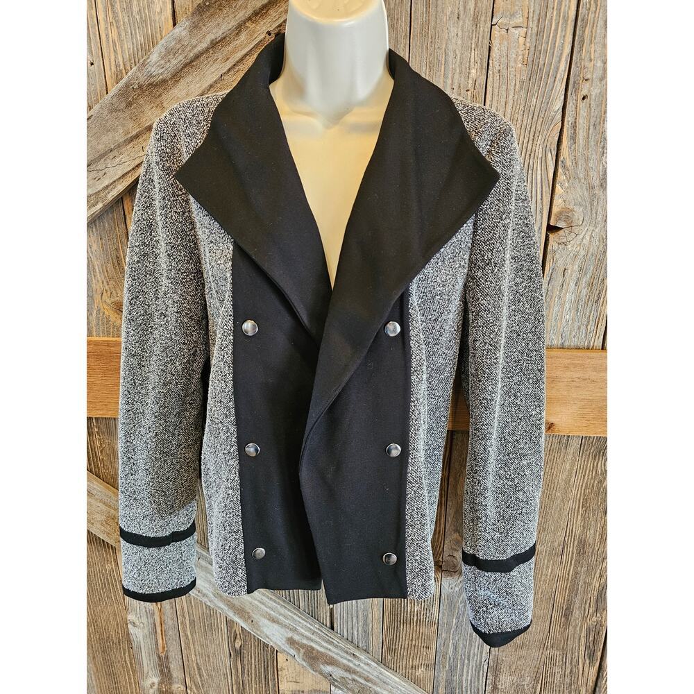 Calvin Klein Women’s Jacquard Fly Away Jacket Size M (?) Business casual blazer